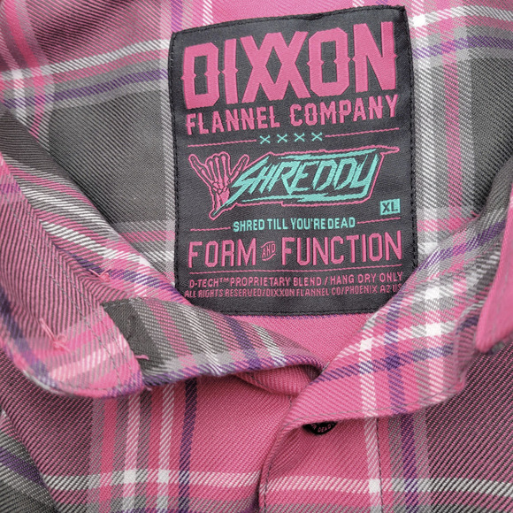 Dixxon Other - Dixxon Flannel Company "Shreddy" Long Sleeve Flannel Shirt with Buttons-Sz.XL